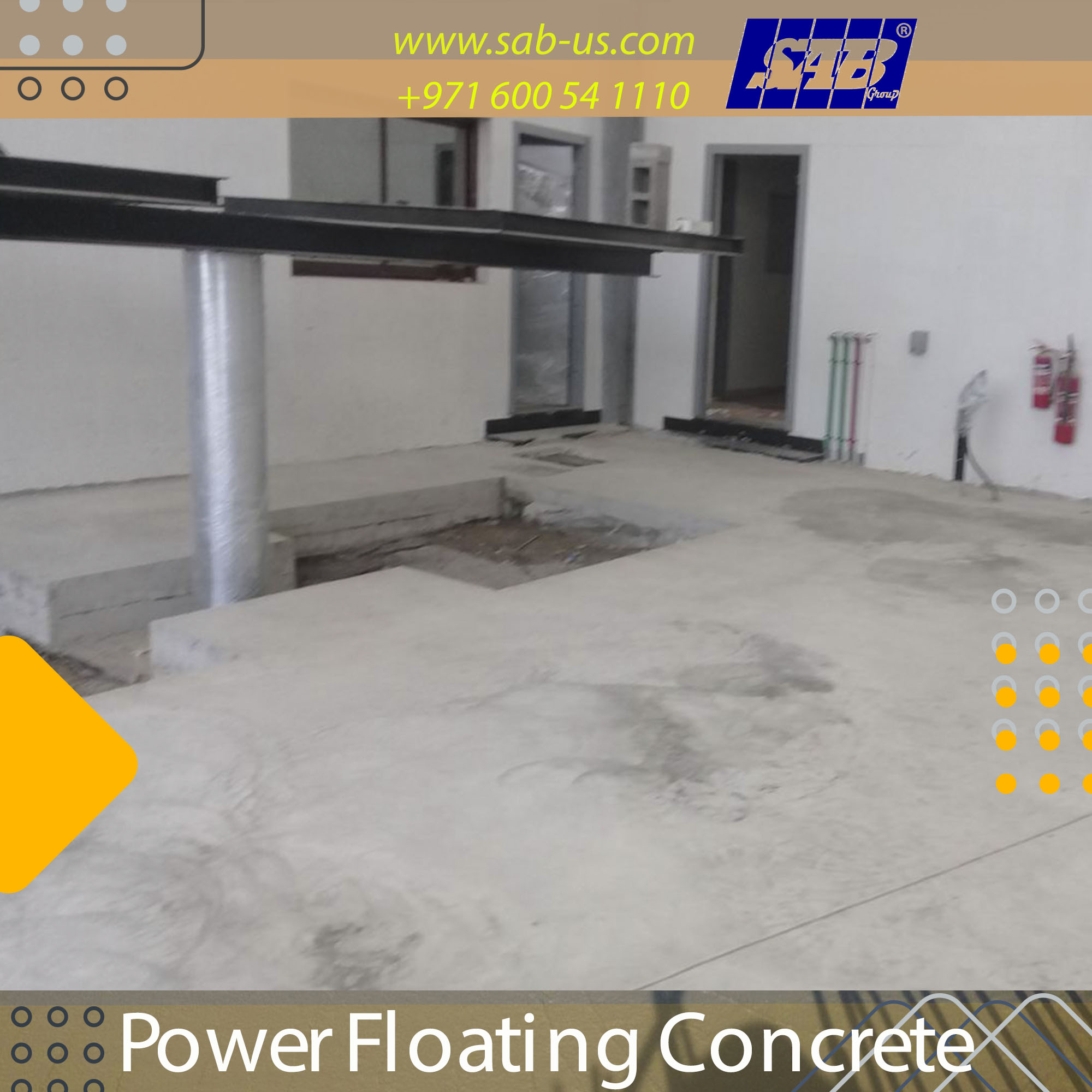 SAB® Power floating concrete