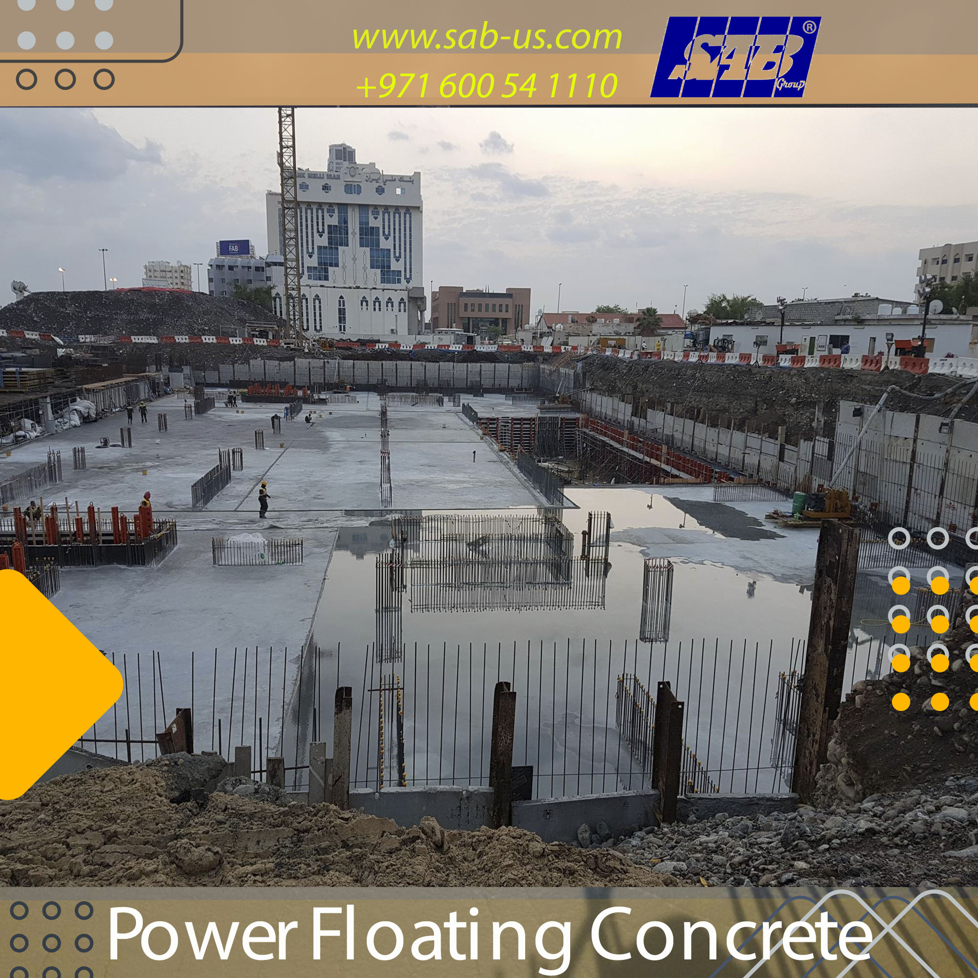 SAB® Power floating concrete