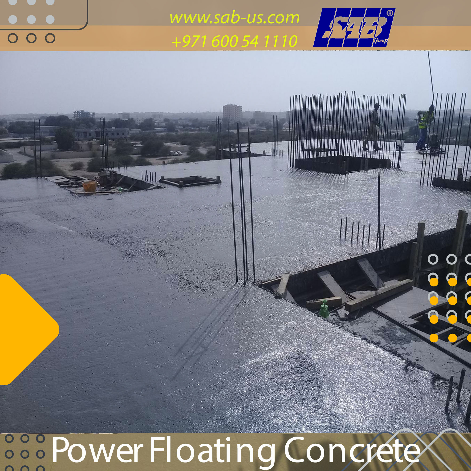 SAB® Power floating concrete