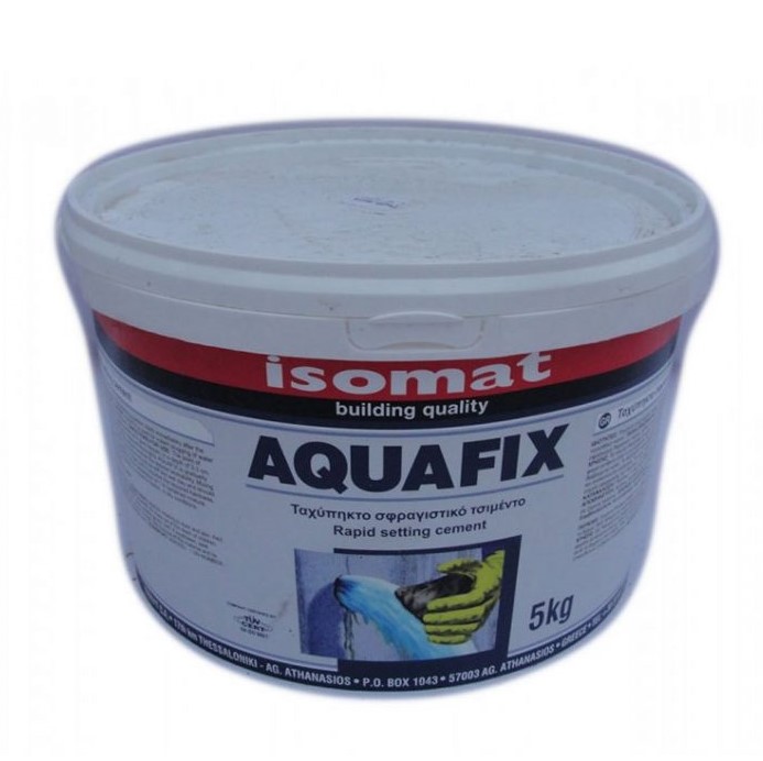 Isomat Aquafix - Water Stop Cementitious Leak-Plugging Mortar - 5 Kg